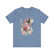 Load image into Gallery viewer, Siamese Pearl Floral Cat, Cat Tshirt Flowers,Floral Cat Shirt, Cat T-shirt, Cat Lover T-shirt, Cat Lady Tshirt, Gift for Cat Lover,Cat Mom