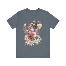 Load image into Gallery viewer, Siamese Pearl Floral Cat, Cat Tshirt Flowers,Floral Cat Shirt, Cat T-shirt, Cat Lover T-shirt, Cat Lady Tshirt, Gift for Cat Lover,Cat Mom