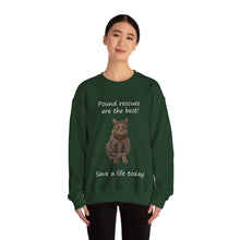 Load image into Gallery viewer, Pound rescues are the best - 002 -Cat Sweatshirt,Cat Lover Sweatshirt,Gift for Cat Lover,Funny Sweatshirt,Cat Mom