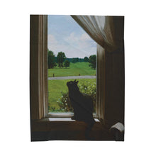 Load image into Gallery viewer, &quot;Morning Sun&quot; Velveteen Plush Blanket featuring the art of Bruce Strickland