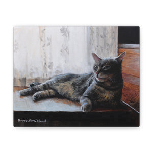 "Benjamin Kitty" Art of Bruce Strickland - Canvas Gallery Wraps
