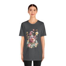 Load image into Gallery viewer, Siamese Pearl Floral Cat, Cat Tshirt Flowers,Floral Cat Shirt, Cat T-shirt, Cat Lover T-shirt, Cat Lady Tshirt, Gift for Cat Lover,Cat Mom