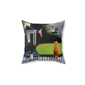 "Never Forget" Throw Pillow - featuring the art of Bruce Strickland