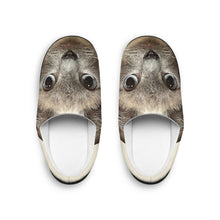 Load image into Gallery viewer, Kitty Step - Women&#39;s Indoor Slippers, Cat Slippers, Cat Face Slippers, Kitty Slippers