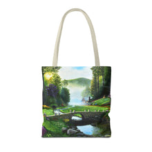 Load image into Gallery viewer, Morning in Elkmont - Art of Bruce Strickland Tote Bag (AOP) Collection