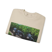 Load image into Gallery viewer, Bear Print Sweatshirt, Bear Sweatshirt, Black Bear Sweatshirt , T shirt For Black Bear Lover, Bear TShirt, Fine Art T-Shirt For Bear Lover