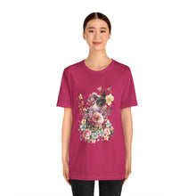 Load image into Gallery viewer, Siamese Pearl Floral Cat, Cat Tshirt Flowers,Floral Cat Shirt, Cat T-shirt, Cat Lover T-shirt, Cat Lady Tshirt, Gift for Cat Lover,Cat Mom