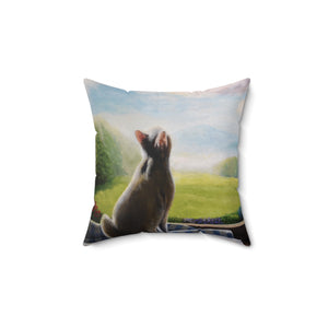 "Morning After The Storm" Throw Pillow - featuring the art of Bruce Strickland