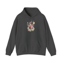 Load image into Gallery viewer, Pearl Floral Cat Hoodie, Cat Hoodie, Floral Hoodie, Cat Lover Hoodie, Cat Gift, Cat Lady Gift, Cat Lover Hoodie