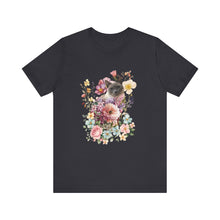 Load image into Gallery viewer, Siamese Pearl Floral Cat, Cat Tshirt Flowers,Floral Cat Shirt, Cat T-shirt, Cat Lover T-shirt, Cat Lady Tshirt, Gift for Cat Lover,Cat Mom