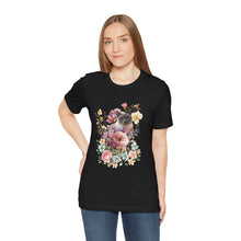 Load image into Gallery viewer, Siamese Pearl Floral Cat, Cat Tshirt Flowers,Floral Cat Shirt, Cat T-shirt, Cat Lover T-shirt, Cat Lady Tshirt, Gift for Cat Lover,Cat Mom