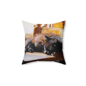 "The Chair" Throw Pillow - featuring the art of Bruce Strickland