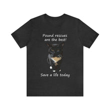 Load image into Gallery viewer, Pound rescues are the best Save a life today,Cat Tshirt, Cat Lover Tshirt, Gift for Cat Lover, Cat Mom, Cat Lady Gift, Animal Rights