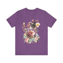 Load image into Gallery viewer, Siamese Pearl Floral Cat, Cat Tshirt Flowers,Floral Cat Shirt, Cat T-shirt, Cat Lover T-shirt, Cat Lady Tshirt, Gift for Cat Lover,Cat Mom