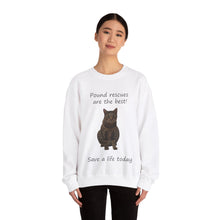 Load image into Gallery viewer, Pound rescues are the best - 002 -Cat Sweatshirt,Cat Lover Sweatshirt,Gift for Cat Lover,Funny Sweatshirt,Cat Mom