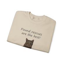 Load image into Gallery viewer, Pound rescues are the best - 002 -Cat Sweatshirt,Cat Lover Sweatshirt,Gift for Cat Lover,Funny Sweatshirt,Cat Mom