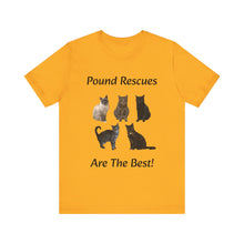 Load image into Gallery viewer, Pound Rescues Are The Best, 001, Cat Tshirt, Cat Lover Tshirt, Gift for Cat Lover, Cat Mom, Cat Lady Gift, Floral Cat Shirt