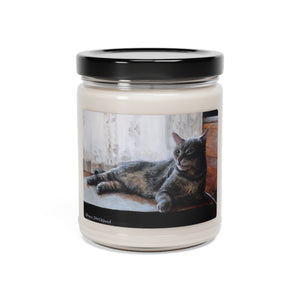 "Benjamin Kitty" Art of Bruce Strickland Collection Scented Soy Candle, 9oz