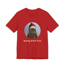 Load image into Gallery viewer, Resting Grinch Face Christmas Cat Tshirt, Christmas Cat Shirt, Cat T-shirt, Cat Lover T-shirt, Cat Lady Tshirt, Christmas Gift for Cat Lover,Cat Mom