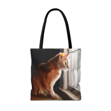 Load image into Gallery viewer, Purrfect View - Art of Bruce Strickland Tote Bag (AOP) Collection