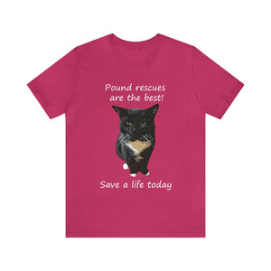 Pound rescues are the best Save a life today,Cat Tshirt, Cat Lover Tshirt, Gift for Cat Lover, Cat Mom, Cat Lady Gift, Animal Rights