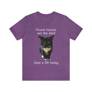 Pound rescues are the best Save a life today,Cat Tshirt, Cat Lover Tshirt, Gift for Cat Lover, Cat Mom, Cat Lady Gift, Animal Rights