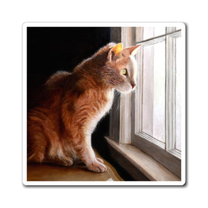 "Purrfect View" Art of Bruce Strickland Collection - Magnet