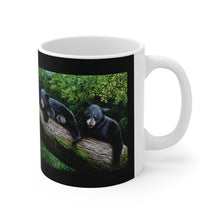 Load image into Gallery viewer, &quot;Bear Necessities&quot; Ceramic Mug 11oz featuring the art of Bruce Strickland