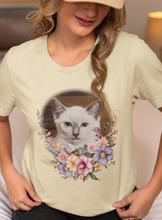 Load image into Gallery viewer, Happy Place - Art of Bruce Strickland, Cat Tshirt, Cat Lover Tshirt, Gift for Cat Lover, Cat Mom, Cat Lady Gift, Animal Rights